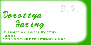 dorottya haring business card